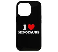 Minotaur Heart Funny Cute Favorite Greek Myth Monster Fan Case for iPhone 13 Pro