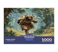 Minotaur Jigsaw Puzzles Great Gift for Adults 1000 Pieces Fun Challenging Home Decors Forest Wanderer Jigsaw Puzzle for Women Men Adult 70x50cm/1000pcs