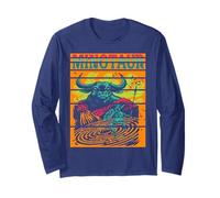 Minotaur Labyrinth Battle Greek Warrior Ancient Beast Long Sleeve T-Shirt