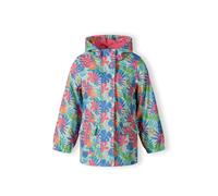 Minoti Girls Rain Jacket Outerwear Printed Mint Long Sleeve