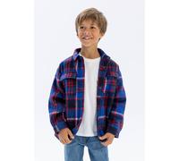 Minoti Heavy Brushed Fleece With Quilting In Blue Blue