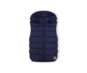 Minoti Kids Quilted Gilet Sleeveless Jacket Outerwear Top Full Zip Detachable