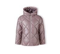 Minoti Kids Quilted Jacket Outerwear With Hood And Zip Pockets Lilac Long Sleeve
