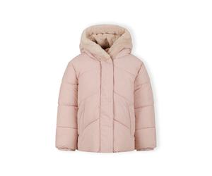 Minoti Kids Warm Padded Jacket Outerwear With Hood Pink Long Sleeve Medium