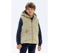 Minoti Padded Chevron Gilet In Stone Stone