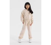 Minoti Tracksuit Set With Zip Hoodie And Jogger Trousers In Beige Beige