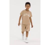 Minoti Two-Piece Set With Printed T-Shirt And Shorts In Beige Beige 4-5 Years