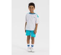 Minoti Two-Piece Set With Printed T-Shirt And Shorts In Blue Blue 5-6 Years