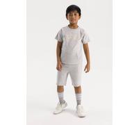 Minoti Two-Piece Set With Printed T-Shirt And Shorts In Grey Grey 6-7 Years
