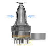 Minoxidil Applicator - Fast & Efficient Small Tool - No Mess with Hair Serum, Bottle Brush Applicator for Hair