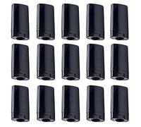 Minsily 20 PCS 15ml Black Oval Lip Balm Tubes 0.5 Oz Deodorant Sticks Containers Oval Twist-Up Tubes BPA-Free for DIY Homemade Crayon Chapstick Vials Holder