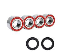 MINSTAR Heavy Duty Wheel Bearing, Rubber Alloy Steel, 4 Pcs, for Can-Am Outlander/Renegade/Commander/Maverick/Defender, Ideal for Larger Tires & Rough Terrain