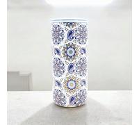 Minster 18 Inch Umbrella Stand - L20 X W20 X H46 Cm - Blue/white