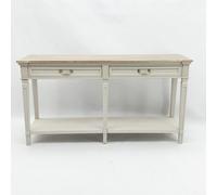 Minster 2 Drawer Side Table - Wood - L40 X W150 X H78 Cm