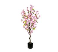 Minster Artificial Cherry Tree - L50 X W50 X H120 Cm - Pink
