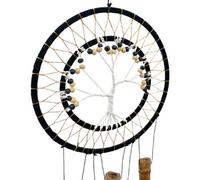Minster Dream Catcher Wind Chime - L3 X W30 X H50 Cm - Black