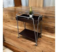 Minster Drinks Kitchen Trolley - Metal - L35 X W63 X H75 Cm