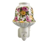 Minster Floral Led Nightlight - L8 X W8 X H13 Cm