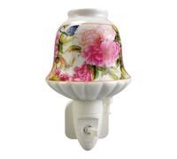 Minster Floral Nightlight - Colourful Floral Design - L8 X W8 X H13 Cm