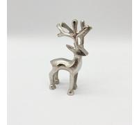Minster Nickel Plated Reindeer - L3 X W6 X H10 Cm