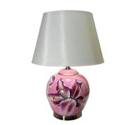 Minster Stylish Living Ltd 40cm Table Lamp & Shade - Ceramic - L27 x W27 x H40 cm Minster Stylish Living Ltd Multicolor