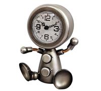 Minster Table Clock - L9 x W13 x H19 cm - Silver Minster Silver