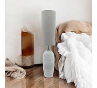 Minster Table Lamp - Ceramic - L30 x W30 x H80 cm in White Minster White