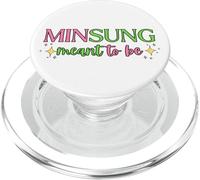 Minsung is Meant To Be Stay Want So Bad Jisung Leeknow Love PopSockets PopGrip for MagSafe