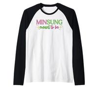 Minsung is Meant To Be Stay Want So Bad Jisung Leeknow Love Raglan Baseball Tee