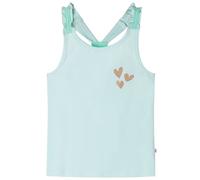 (mint, 104) Kids' Tank Top Sleeveless Children's Camisole Undershirt Vest Glitter Heart