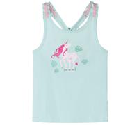 (mint, 116 (5-6y)) Kids' Tank Top Sleeveless Children's Camisole Undershirt Vest Unicorn Print