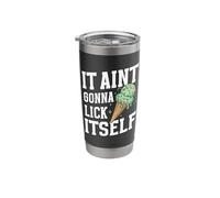 Mint Chocolate Chip Waffle Cone Dessert Italian Ice Cream Stainless Steel Insulated Tumbler