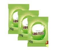 Mint Chocolate Mini Eggs 70g x Pack of 3 - Feel the Bubbes Melt! Made From Smooth and Creamy Mint Chocolate, Each Mini Egg is a Little Drop of Heaven