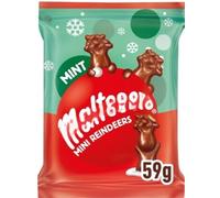 Mint Chocolate Mini Reindeers 59G (Pack of 12) "Deliciousness that brings a smile" For All Occasions