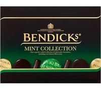 Mint Collection Dark Chocolate Box, 200g,Expertly crafted dark mint chocolates presented in an elegant 200g collection box with luxurious green and gold packaging