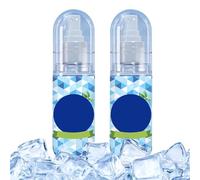 Mint Cool Spray, Cooling Mist Spray for Hot Weather, Natural Mint Sprays, Cool Faces Mists, Cold Spra Ice Sprays, Instant Cooling Mis Refreshing for Faces & Body, Summer for Fac And Body (2PC)