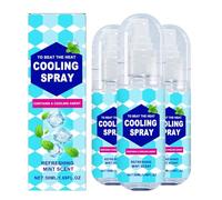 Mint Cool Spray, Summer Cool Spray, Cooling Spray for Hot Weather, Cold Spray, Ice Spray, Natural Mint Spray, Cooling Spray for Face and Body, Instant Cooling on Hot Days (3 Pieces)