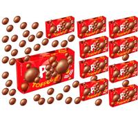 Mint Dark Chocolate Creams & Milk Chocolate Chewy Toffee - Crafted for Chocolate Lovers - 39g -Popt (30 x Box, Milk Choc Coated Chewy Toffee)