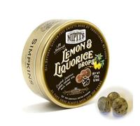 Mint Enrobed Liquorice Pellets - Simpkins Traditional Sweets Tin 12g