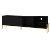 Mint Essentials Phoenix Black TV Unit - 185cm Mint Essentials Black