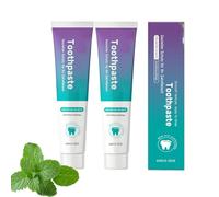 Mint Flavor Gum Toothpaste, Whiten and Refreshing Breath Toothpaste, Enamel Protection and Tooth Strengthening, Removes Stains and Promotes Healthy Teeth, for Sensitive Teeth (2pcs)