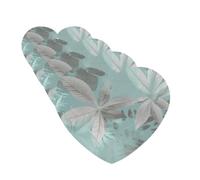 Mint Gray Leaves Car Air Freshener Cards for Women Men 4 Pack Cute Car Accessories Long Lasting Scent Car Diffuser Hanging Auto Aromatherapy Tablets Car Fresheners Gifts