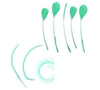 Mint Green Coque Style and Biot Feathers Mixed Pack x 8 - Millinery hat, fascinator, wedding decoration - long feathers