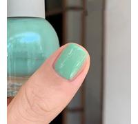 Mint Green Nail Polish - Green Nail Varnish Quick Dry - Long Lasting Turquoise Breathable Nail Polish - Water Based Summer Light Color Varnish - Chip Resistant Non-Toxic for Women DIY Nail Art