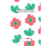 Mint Green & Pink Floral Notebook - Cute Pastel Aesthetic Journal: Lined Notebook with Soft Floral Cover | Pastel Pink & Mint Green Design | Perfect for Girls, Students & Gift Giving
