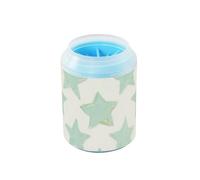 Mint Green Stars Reusable Dog Foot Washer Soft Silicone Brush Pets Feet Cleaning Kit for Dogs Cats limpia patas para perros