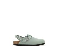 Mint Green Suede Tokyo Slippers - female - Birkenstock - Clogs - Green - 5 UK - Shoes 5 UK