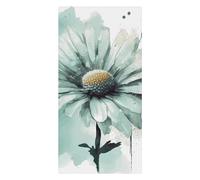 Mint Green Watercolor Daisy Beach Towels Extra Large, Quick Dry Absorbent Multipurpose, Oversized Beach Towel, Sand Free Foldable Lightweight, Travel Towel, For Beach Pool Camping Travel Vacation, 63x
