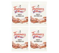 Mint Humbugs Sweets in Bags bulk buy Taveners (165g per pack) Pack of 4