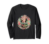 Mint Julep Darling 2026 Floral Southern Derby Style Long Sleeve T-Shirt